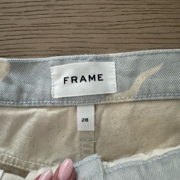 FRAME NWT
Abstract Printed Wide-Leg
Cropped Baggy Pants size 28 - Picture 8 of 11